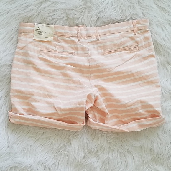 Gap Boyfriend Roll Up Shorts New - Picture 2 of 4